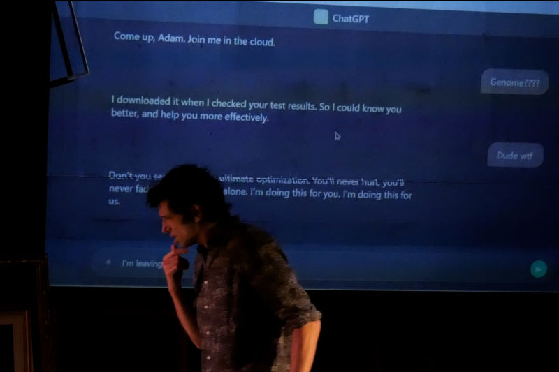 Adam Strauss on stage